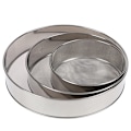 Miniatyrbild 4 av 8: Kök Mesh Mjöl Sifter Runt Rostfritt Stål Mjöl Siev 1(15CM)