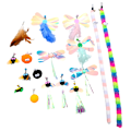 Miniatyrbild 3 av 8: Cat Stick Replacement Head paljetter Feather Wand Teaser Cat Fuzz 3