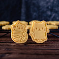 Miniatyrbild 5 av 8: Halloween Kitten Cookie Mould Ghost e Cartoon Kitten Cat Shape D
