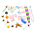 Miniatyrbild 5 av 8: Cat Stick Replacement Head paljetter Feather Wand Teaser Cat Fuzz 3