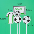 Miniatyrbild 1 av 8: Baby Boy Favor Football Party Cake Topper Dekor För Fotboll Eller P1