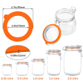 Miniatyrbild 4 av 8: 5 Styck Silikonpackning Lufttäta tätningar Ringar Läckagesäkra Canning Se White