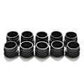 Miniatyrbild 1 av 8: 10x svarta plastblindande ändlock Cap Insert Plugs Bung For R