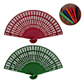 Miniatyrbild 2 av 8: Mode Bröllop Hand Doftande Party snidade Bambu Folding Fan C