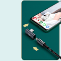 Miniatyrbild 5 av 8: Lightning till Type-C Converter Mobiltelefonadapter USB-A till Typ A3