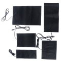 Miniatyrbild 8 av 8: 7 Storlek USB Warm Carbon Fiber Heated Pads Uppvärmd Jacka Coat Ves D