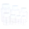 Miniatyrbild 5 av 8: 15 ml/20 ml/30 ml/100 ml PET-plast klara tomma förseglingsflaskor fasta 50