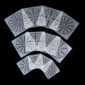 Miniatyrbild 4 av 8: DIY 12ST Återanvändbar Mylar Mandala Dotting Målning Stencils Temp