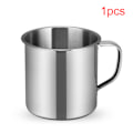 Miniatyrbild 6 av 8: 6st Utomhuscamping Vandring Temugg kopp rostfritt stål kaffe 6pcs