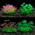 Miniatyrbild 2 av 8: Simulering Artificiell s Aquarium Dekor Vatten Ogräs Ornament Aq 1