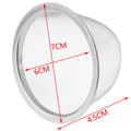 Återanvändbar rostfritt stål Mesh Te Infuser Sil Tekanna Tea L Outer diameter 7CM