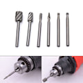 Miniatyrbild 5 av 8: 6 st HSS-fräsfrässlipbitar Burr Dremel Rotary Tool A