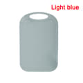 Halkfri Mini Kök Kött Frukt Grönsaksping Board Block Light blue