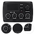 Miniatyrbilde 10 av 11: Gitar Pickup LCD Display Tuner Set Kit Instrument Tilbehør Erstatning for Folk ClassicKLT-17B