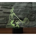 Miniatyrbillede 3 af 8: WJ 3D Play Golf Fjernbetjening 16 Farve Natlys Illusion Akryl LED Bordlampe Sengelampe Børns Soveværelse Skrivebord Dekoration Fødselsdagsgaver Legetøj til Børn