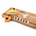 Miniatyrbillede 3 af 5: Professionelle store rørformede dyser, 23 stk. rustfrit stål sømløse glasur rørformede dyse spids sæt til cupcakes og bagning, 1 koblinger