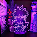 Miniatyrbillede 3 af 7: WJ Academia Katsuki Bakugo Anime Akryl 3D Illusion Lampe til Børns Soveværelse Dekoration Fødselsdag Gave Manga Gadget 3D Optisk Illusion Nattelys PXJD My Hero Academia-A
