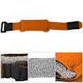 Miniatyrbillede 5 af 10: Instrument String Muter Noise Reducer Dampenper til 6 Strenge Elektrisk Træ Akustisk Guitar Bas  (Orange )