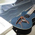 Miniatyrbild 5 av 9: Aluminiumlegering 6-strängad akustisk elektrisk gitarr Capo Instrument Tillbehör (Rosenträ Korn)