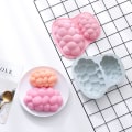 Miniatyrbillede 2 af 4: Kageform Silikone Bageplade Diy Køkken Bageform Hjælpemad Bagværk Non Stick Bageværktøj(Blå)