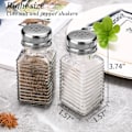 Miniatyrbillede 2 af 6: Glas Salt- og Peberkrydderisæt, Rektangulært Saltkrydderisæt square
