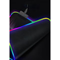 Miniatyrbillede 7 af 7: Gaming Mouse Pad, blød overdimensioneret glødende udvidet LED-musemåtte, berøringskontrol, skridsikker gummibase computertastatur musematte
