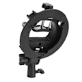 Miniatyrbild 7 av 11: S-typ fäste för Bowens-fästehållare S-typ fästehållare för Speedlite Flash Snoot Softbox Beauty Dish Reflektor Paraply