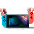 Miniatyrbild 1 av 5: Transparent skärmskydd för Nintendo Switch OLED glasfilm hållbar bubbelfri klar skyddsfilm HD