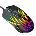 Miniatyrbillede 1 af 4: Gaming-mus, kablet ergonomisk gaming-mus med 6 programmerbare knapper, til Windows PC-gamere (sort)