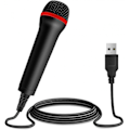 Miniatyrbillede 2 af 6: 4m 13ft kablet USB-mikrofon til kompatibilitet med Ps2, Ps3, Ps4, Ps5, Switch, Wii, Wii U, Microsoft Xbox 360, Xbox One og Pc