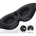 Pikkukuva 2 / 9: Unikuulokkeet, 3D-unimaski Bluetooth langaton musiikki silmämaski, unikuulokkeet kyljellään nukkuville unimaski Bluetooth H:lla