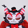Miniatyrbillede 3 af 3: Hazbin Hotel Husker Bartender Cat Plysstofdyr Plushies Dukke Tegneserie Boss Legetøjsfigur Gaver