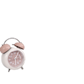Miniatyrbild 3 av 5: Liten väckarklocka, 3D digital tydlig urtavla, klassisk skrivbordsklocka tyst utan tickande, klockor för sovrum säng vardagsrum (Färg: rosa)