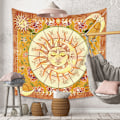 Miniatyrbillede 2 af 6: Kunst Hjem Indretning Gaver Mandala Boheme Gobelin Egnet til Soveværelse Dekoration（1019-10，29 x 38 tommer）