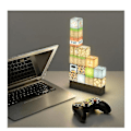 Miniatyrbillede 3 af 5: Minecraft Byggeklodser Skrivebordslampe Diy Syning Bordlampe Legetøj Usb Opladning