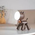 Miniatyrbillede 1 af 5: Hunde Bordlampe Dæmpbar Berøringsføler Sød Natbordsklampe Gave til Børn Drenge Piger Stue Soveværelser Læsning Skrivning, Varmt Hvid