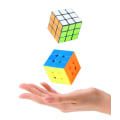 Miniatyrbilde 3 av 3: Speed Cube Set, 2x2 3x3 4x4 5x5 Klistremerkeløs Speed Cube Bundle - Bright Magic Cube Pack, Smooth Cube Puzzle med Gavepakning Spill Leker