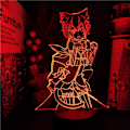 Miniatyrbillede 2 af 7: WJ Re Zero Starting Life in Another World Felix Argyl Anime 3D Illusion Lampe Soveværelse Bord Dekoration Lampara Børn Gave Anime Illusion Lampe PXJD En annorlunda värld från grunden