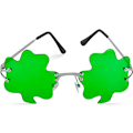 Miniatyrbillede 2 af 4: St. Patrick's Day Irske Kløverblade Grønne Alfekostume Briller 1 Pakke