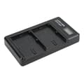 Miniatyrbillede 3 af 11: LCD dobbelt USB-oplader med TypeC-interface til LPE6 model kamera batterioplader