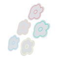 Miniatyrbillede 7 af 11: 5 stk. Neglekunst Palet Høj Transparens Dobbeltsidet Tyk Blomsterform Negle Gel Farve Makeup Display Board