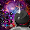 Miniatyrbillede 1 af 7: Galaxy Projektor, 13 i 1 HD Planetarium Galaxy Stjerneprojektor til Soveværelse, 360° Roterende Stjerneprojektor Galaxy Lys med Justerbar Black