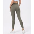 Pikkukuva 3 / 5: Fit Compression Jooga-housut Power Stretch Treeni Legginsit Korkeavyötäröiset Vatsanohjauksella (L)