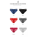 Miniatyrbild 7 av 7: Underkläder Bomullstrosor 3-pack T Tillbaka Se Through G-Strings Sexig spets Andas Bikinitrosor Tonåringar Underkläder, Rödbrun, M