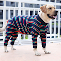 Miniatyrbilde 5 av 5: Hundepostoperativ restitusjonssett, anti-slikke kjæledyrkirurgisk kjole for abdominal sår, valpelangærmet pysjamas for å forhindre hårtap (XS-størrelse)