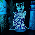 Miniatyrbillede 1 af 7: WJ Re Zero Starting Life in Another World Felix Argyl Anime 3D Illusion Lampe Soveværelse Bord Dekoration Lampara Børn Gave Anime Illusion Lampe PXJD En annorlunda värld från grunden