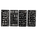 Miniatyrbillede 1 af 11: Negleplade til stempling, stencils, mønster, DIY, negletryk, stempling, skabelon, manicure-værktøj 09-12