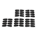 Miniatyrbillede 9 af 11: 40 stk. Mundstykkepuder Patches Pads Tilbehør til Alt/Tenor Saxofon Klarinet Sort 0,5 mm