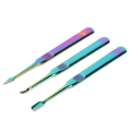 Miniatyrbild 7 av 11: 3 st Cuticle Remover Kit Rostfritt Stål Professionell Död Hud Pusher för Tånaglar Fingernagel