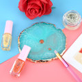 Miniatyrbillede 6 af 9: Harpiks Sten Neglekunst Palet Maleri Tegning Farve Skål Manicure Display Board Negle DIY Grøn